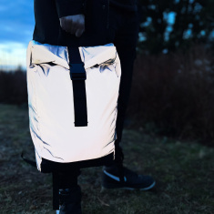 Vollreflektierender Rollrucksack Vollreflektierender Rollrucksack